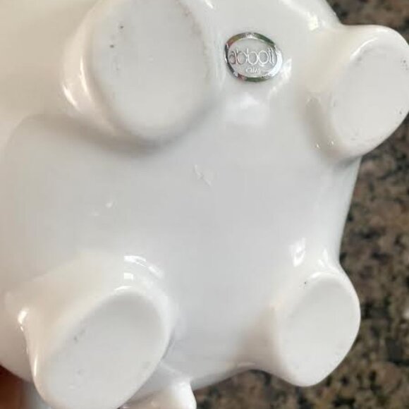 Set of Tea ware  White Elephant Porcelain Teapot, Sugar Bowl and Creamer Jug - Picture 7 of 12